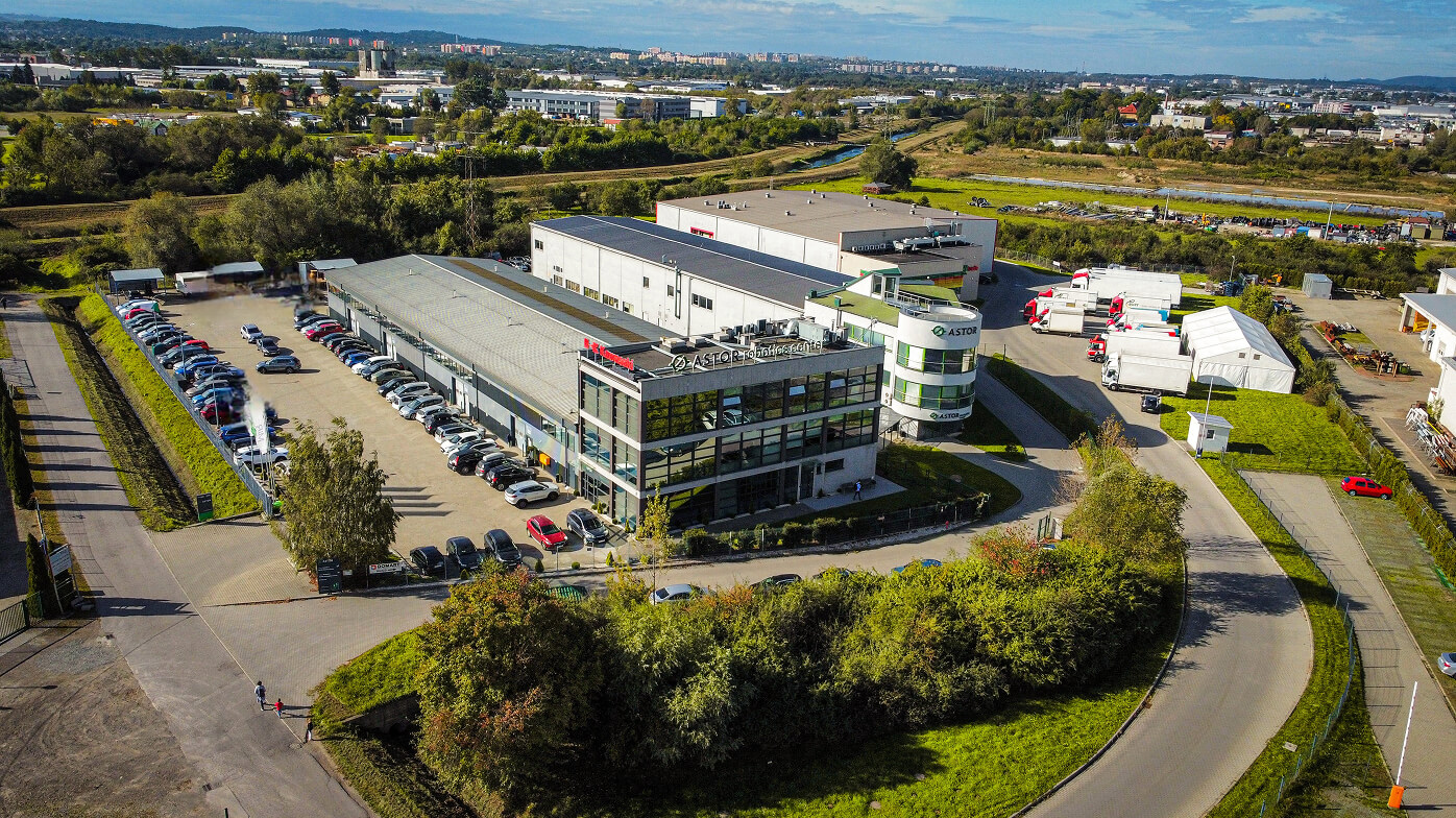 Zdjęcie przedstawiające budynek ASTOR Robotics Center