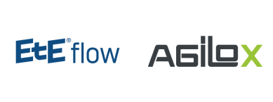 Agilox i EtE logotyp