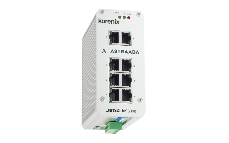 Switch niezarządzalny przemysłowy, Ethernet - 8-portowy (10/100 Base-TX) 4