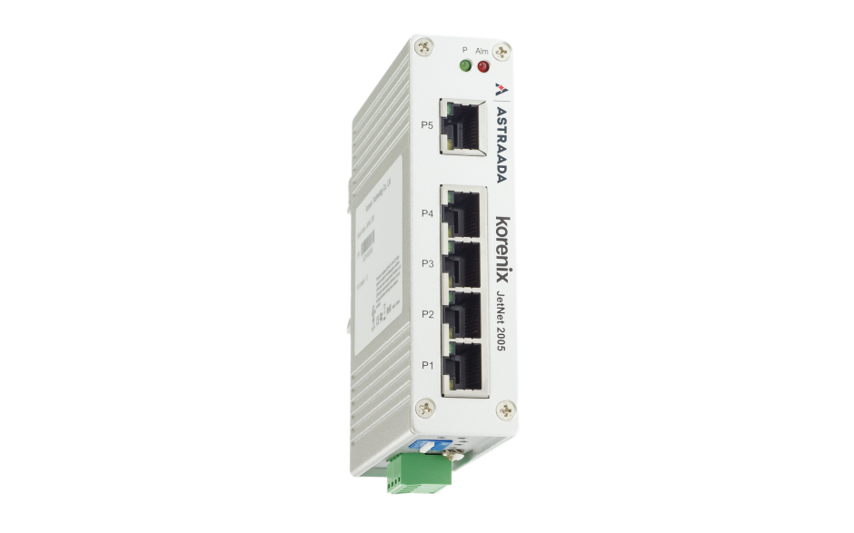 Switch niezarządzalny przemysłowy, Ethernet - 5-portowy (10/100 Base-TX) 4