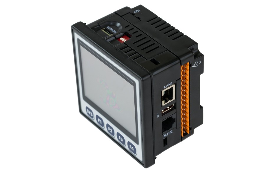 Wyprzedaż - Sterownik PLC z HMI XL4e Prime - 3.5", 12 DI (24 VDC), 12 DO (24 VDC), 2 AI (0-10V, 0-20mA, TC, RTD), 2 AO (0-10V, 0-20mA); zasilanie 9-30VDC 10