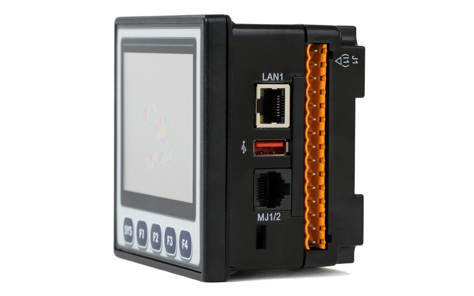 Wyprzedaż - Sterownik PLC z HMI XL4e Prime - 3.5", 12 DI (24 VDC), 12 DO (24 VDC), 2 AI (0-10V, 0-20mA, TC, RTD), 2 AO (0-10V, 0-20mA); zasilanie 9-30VDC 11