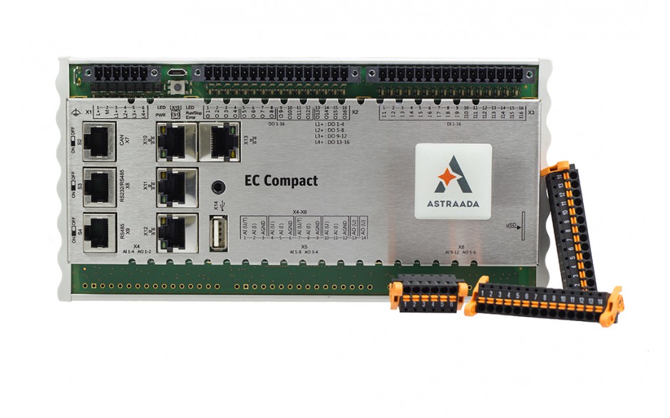 Astraada One Compact ECC2200 - 16DI, 16DO, web server, MQTT, RS232/485, CAN, Ethernet, EtherCAT, Ethernet, Modbus TCP/RTU (253000000) 2