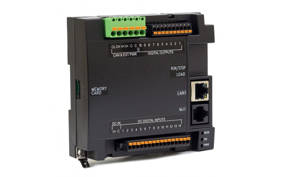 Zestaw startowy z e-szkoleniem - Sterownik PLC RCC1410; RS232, RS485, Ethernet, CsCAN, MicroSD;  14x DI 24 VDC, 10x DO 24 VDC; zasilanie 9-30 VDC 4