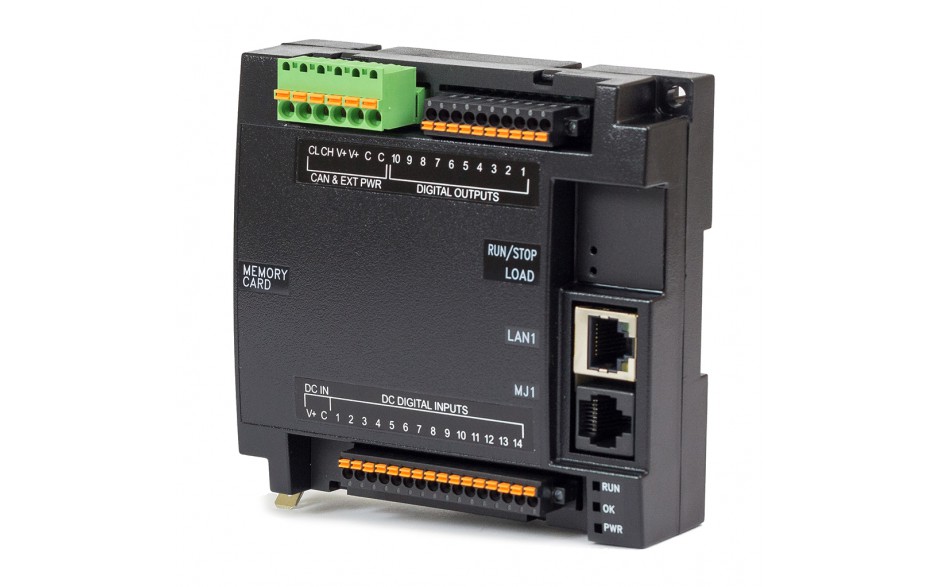 Zestaw startowy z e-szkoleniem - Sterownik PLC RCC1410; RS232, RS485, Ethernet, CsCAN, MicroSD;  14x DI 24 VDC, 10x DO 24 VDC; zasilanie 9-30 VDC 2