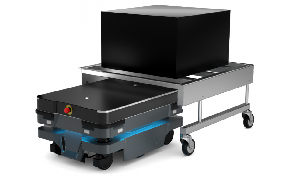 Moduł Shelf - Moduł do automatycznego zaczepiania wózka dla robota MiR100 i MiR200 4