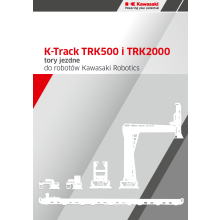 K-Track TRK500 i TRK2000 tory jezdne do robotów Kawasaki Robotics