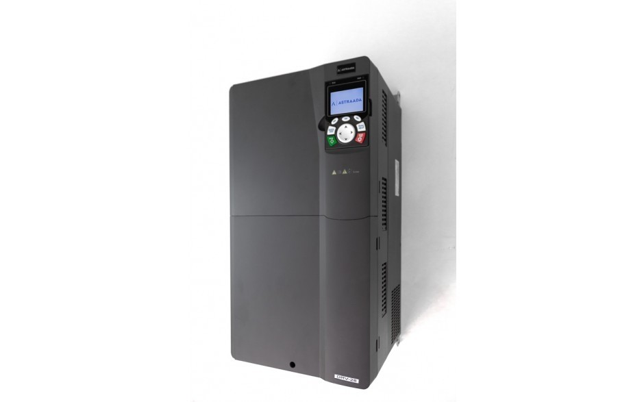 DRV-28 frequency inverter: 45/55 kW, 3x400V power supply, vector control, STO, EMC filter, DC choke, LCD operator panel, support for expansion modules, vent-pump functions, fire-mode, 30 months warranty 2